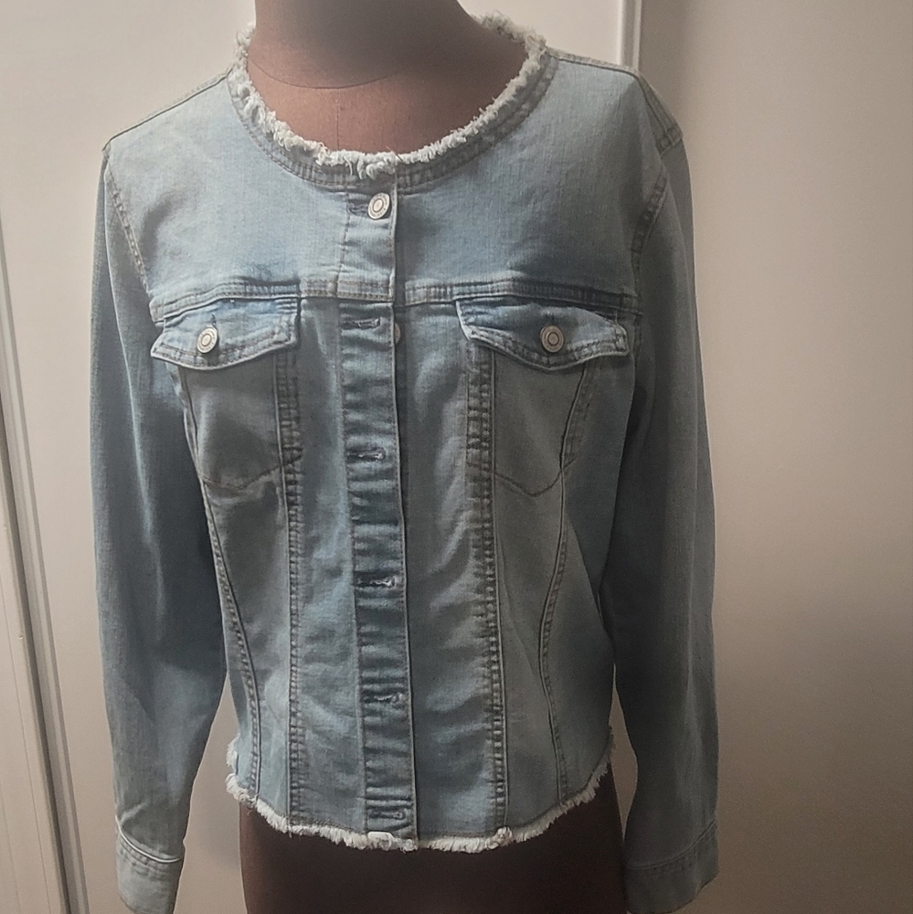 Kensie size large denim jacket